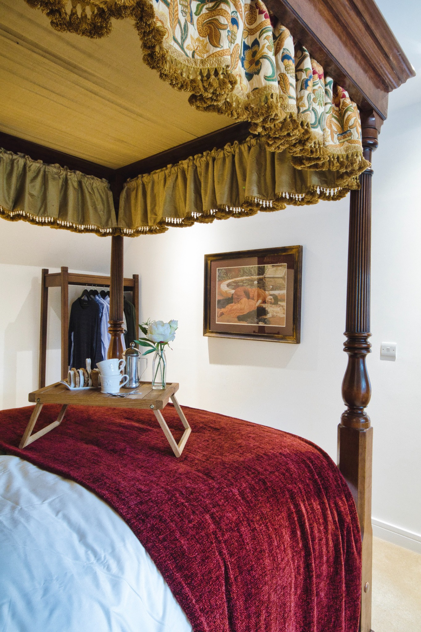 Bedroom accommodation at Hewletts Farm